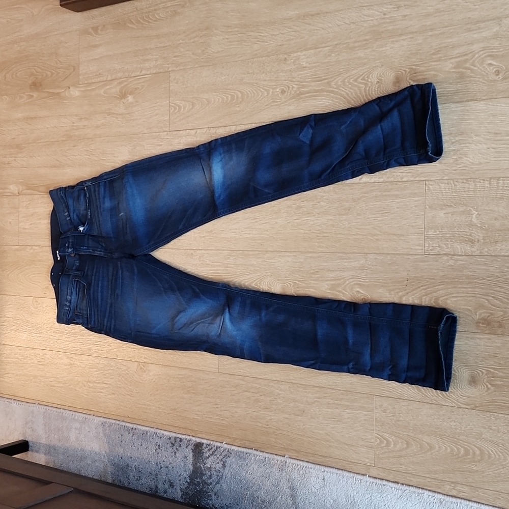 Hudson dark Wash slim straight Jean sz 28